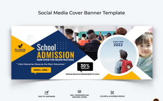 School Admission Facebook Cover Banner Design-18