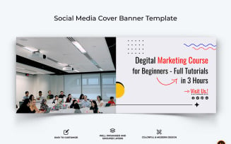 Social Media Workshop Facebook Cover Banner Design-06