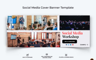Social Media Workshop Facebook Cover Banner Design-16