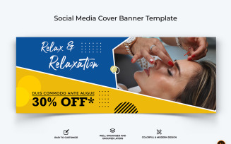 Spa and Salon Facebook Cover Banner Design-04