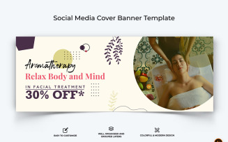 Spa and Salon Facebook Cover Banner Design-07