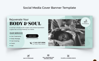 Spa and Salon Facebook Cover Banner Design-11