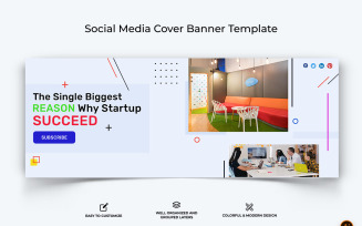 Startups Business Facebook Cover Banner Design-12