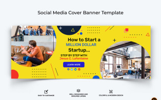 Startups Business Facebook Cover Banner Design-15