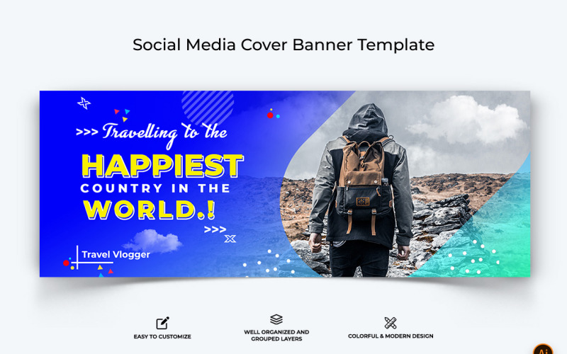Travel Facebook Cover Banner Design-05 Social Media