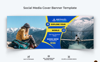 Travel Facebook Cover Banner Design-14