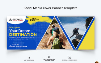 Travel Facebook Cover Banner Design-17