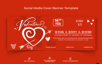 Valentines Day Facebook Cover Banner Design-04
