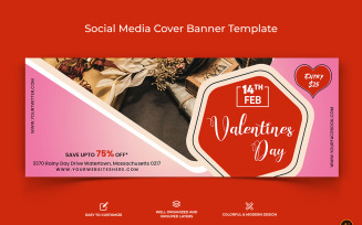 Valentines Day Facebook Cover Banner Design-07