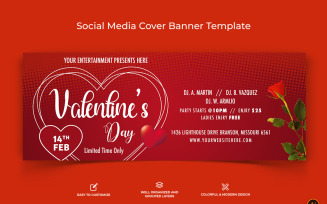 Valentines Day Facebook Cover Banner Design-08