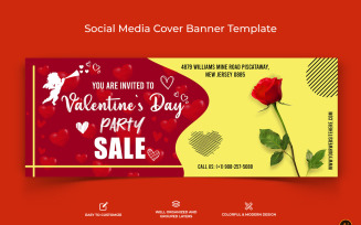 Valentines Day Facebook Cover Banner Design-12