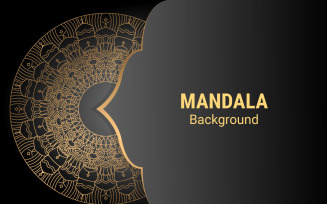 Luxury mandala round ornament pattern background