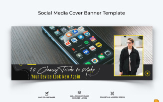 Mobile Tips Facebook Cover Banner Design-008