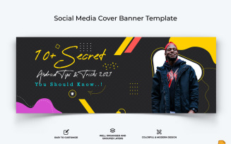 Mobile Tips Facebook Cover Banner Design-010