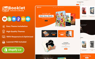 Booklet - Shopify OS2.0 Responsive Theme for Online Book Store
