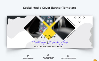 Mobile Tips Facebook Cover Banner Design-012