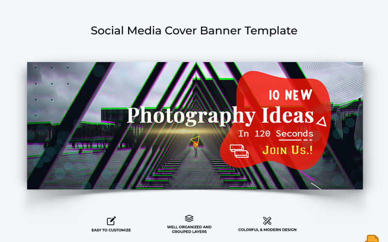 Photography Facebook Cover Banner Design-001 Social Media