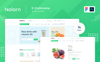 Nolorn - Website and eCommerce Food Vegan