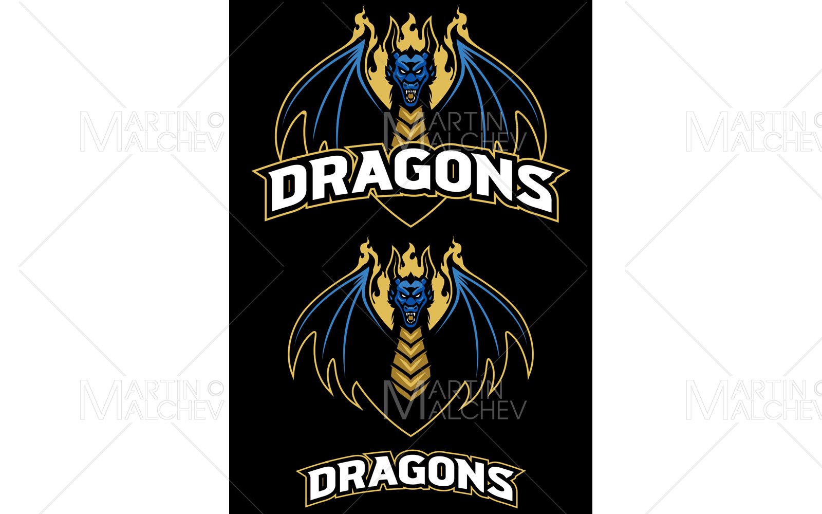 Kit Graphique #281729 Dragon Mascot Divers Modles Web - Logo template Preview