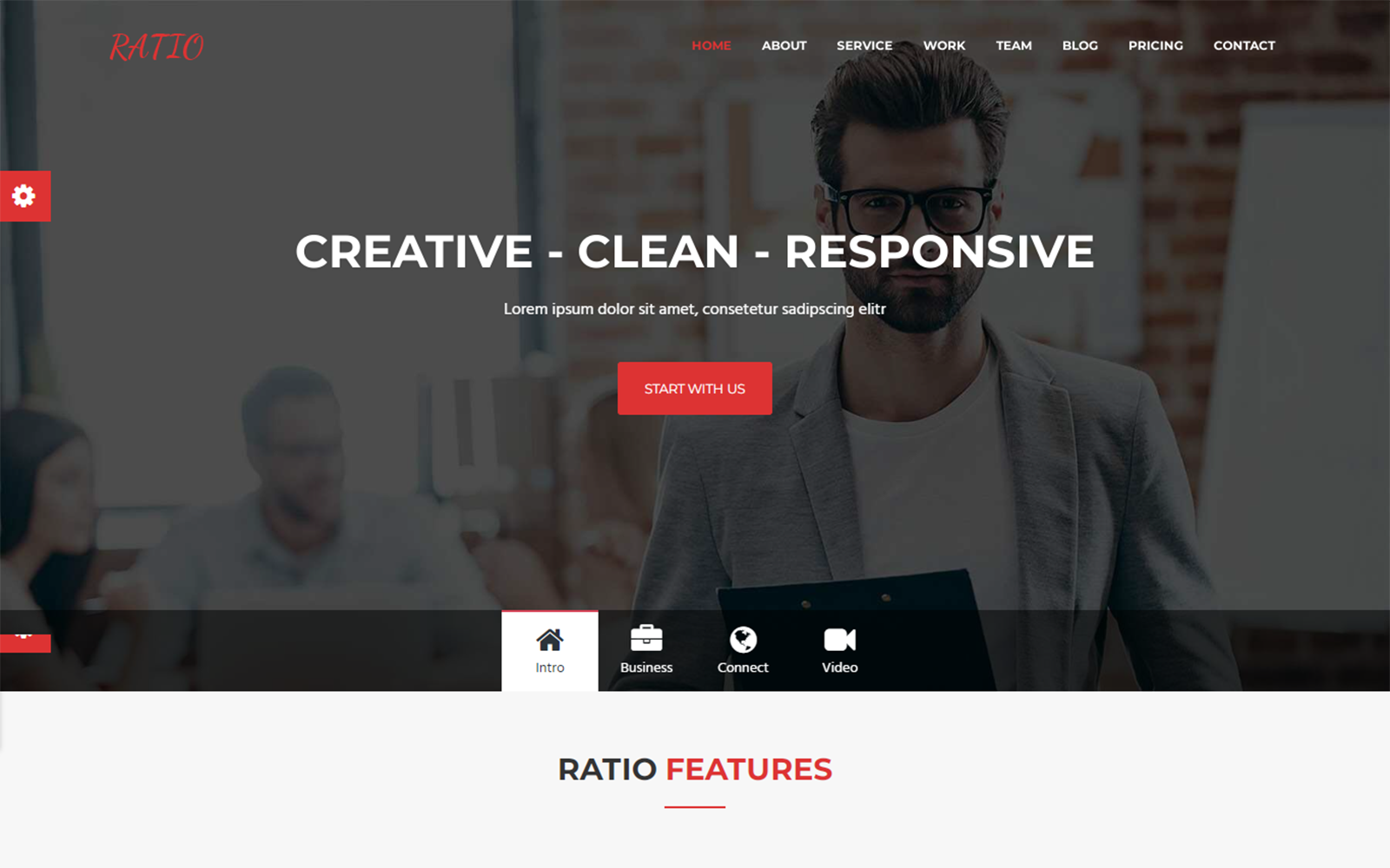 Ratio Digital Business Agency Website Template