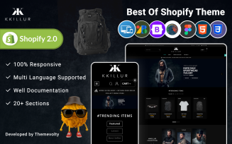 Kkillur Black - Mega Fashion Shopify 2.0 Premium Responsive Theme