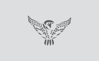 New Popular Owl Flying Logo Template