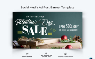 Valentines Day Facebook Ad Banner Design Template-03