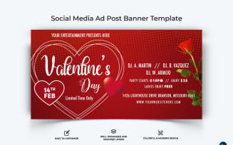 Valentines Day Facebook Ad Banner Design Template-08