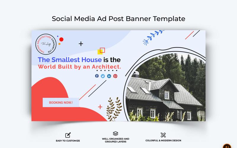 Architecture Facebook Ad Banner Design-04 Social Media