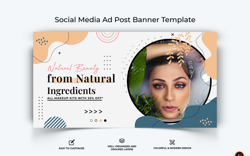 Beauty Tips Facebook Ad Banner Design-01 Social Media