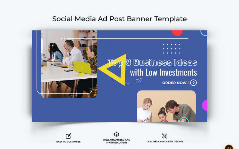 Business Service Facebook Ad Banner Design-08 Social Media