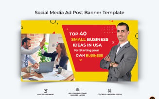 Business Service Facebook Ad Banner Design-18