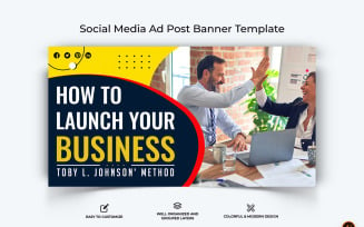 Business Service Facebook Ad Banner Design-23