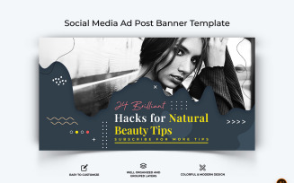 Beauty Tips Facebook Ad Banner Design-07