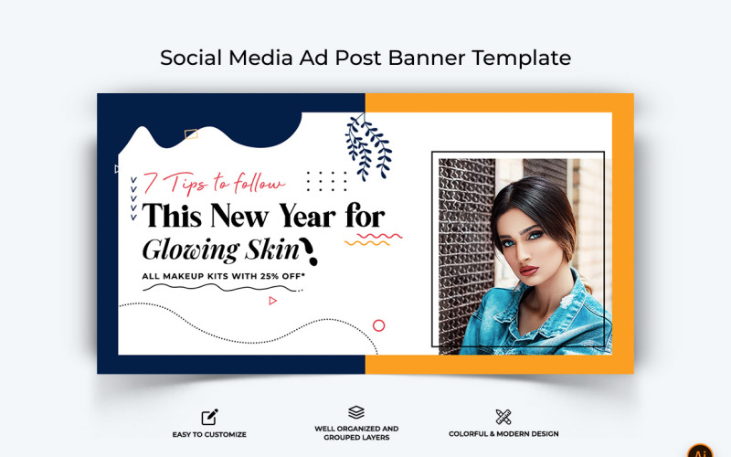 Beauty Tips Facebook Ad Banner Design-08 Social Media