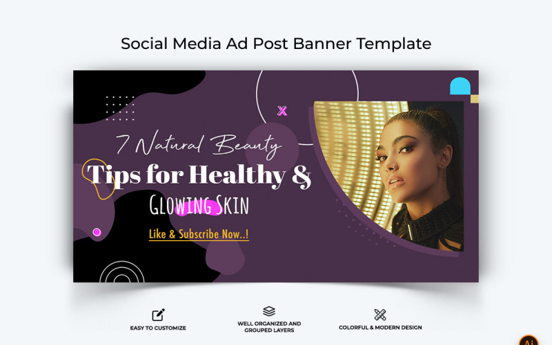 Beauty Tips Facebook Ad Banner Design-12 Social Media