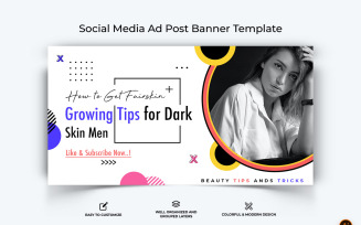 Beauty Tips Facebook Ad Banner Design-14