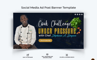 Chef Cooking Facebook Ad Banner Design-02