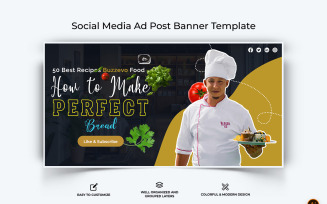 Chef Cooking Facebook Ad Banner Design-04