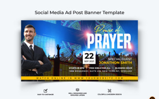 Church Speech Facebook Ad Banner Design-29