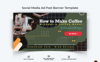Coffee Making Facebook Ad Banner Design-09