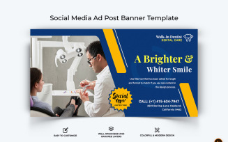 Dental Care Facebook Ad Banner Design-13