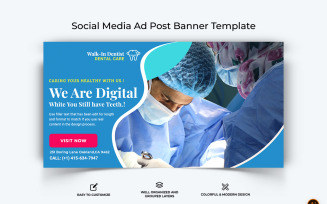 Dental Care Facebook Ad Banner Design-19