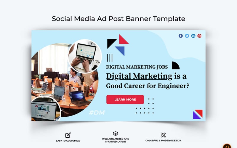 Digital Marketing Facebook Ad Banner Design-03 Social Media