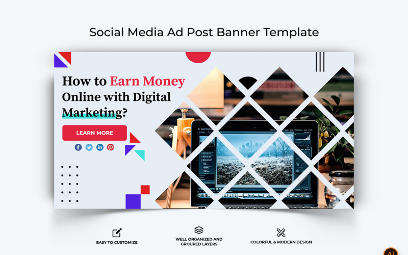 Digital Marketing Facebook Ad Banner Design-07 Social Media