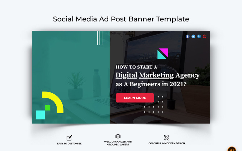 Digital Marketing Facebook Ad Banner Design-09 Social Media