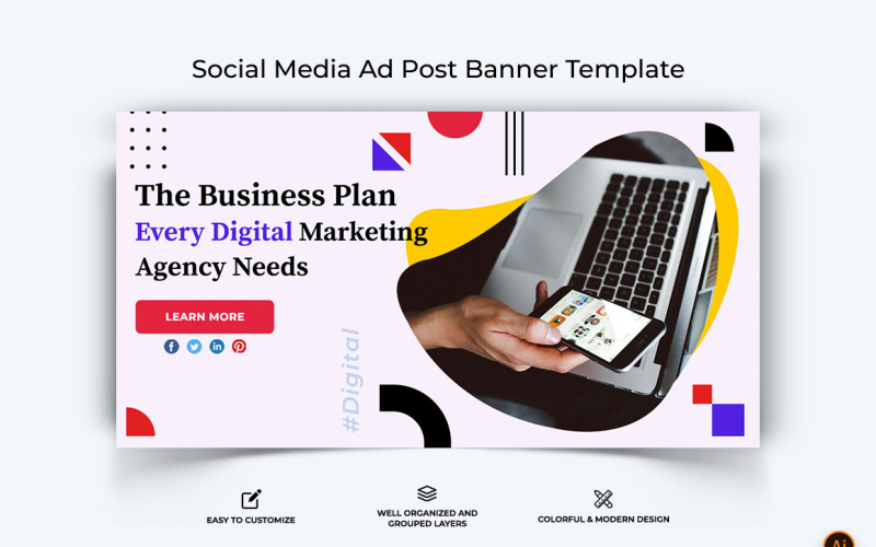 Digital Marketing Facebook Ad Banner Design-10 Social Media