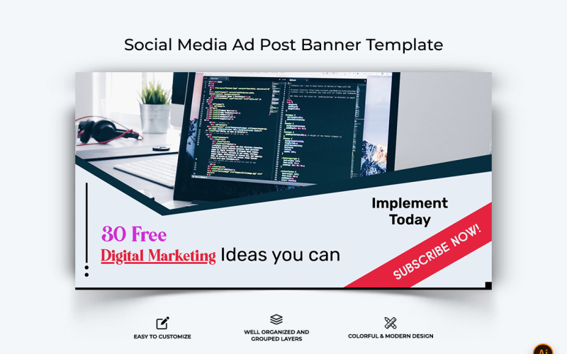Digital Marketing Facebook Ad Banner Design-12 Social Media