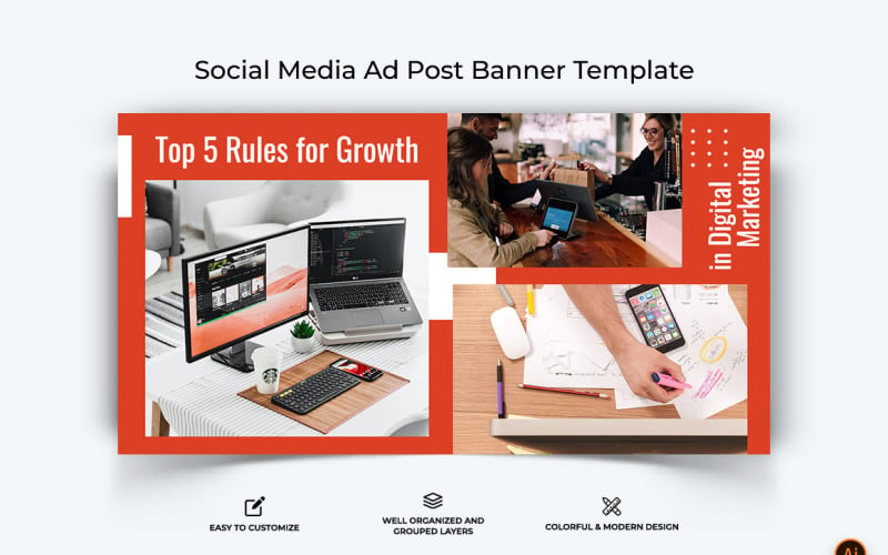 Digital Marketing Facebook Ad Banner Design-18 Social Media