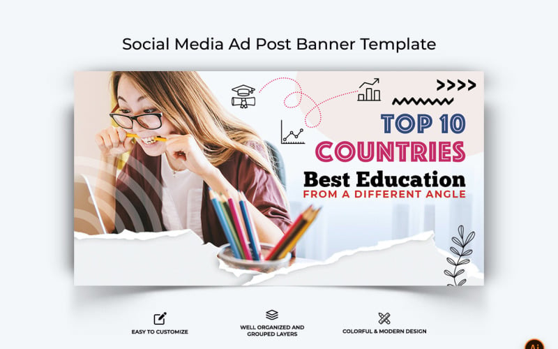 Education Facebook Ad Banner Design-04 Social Media